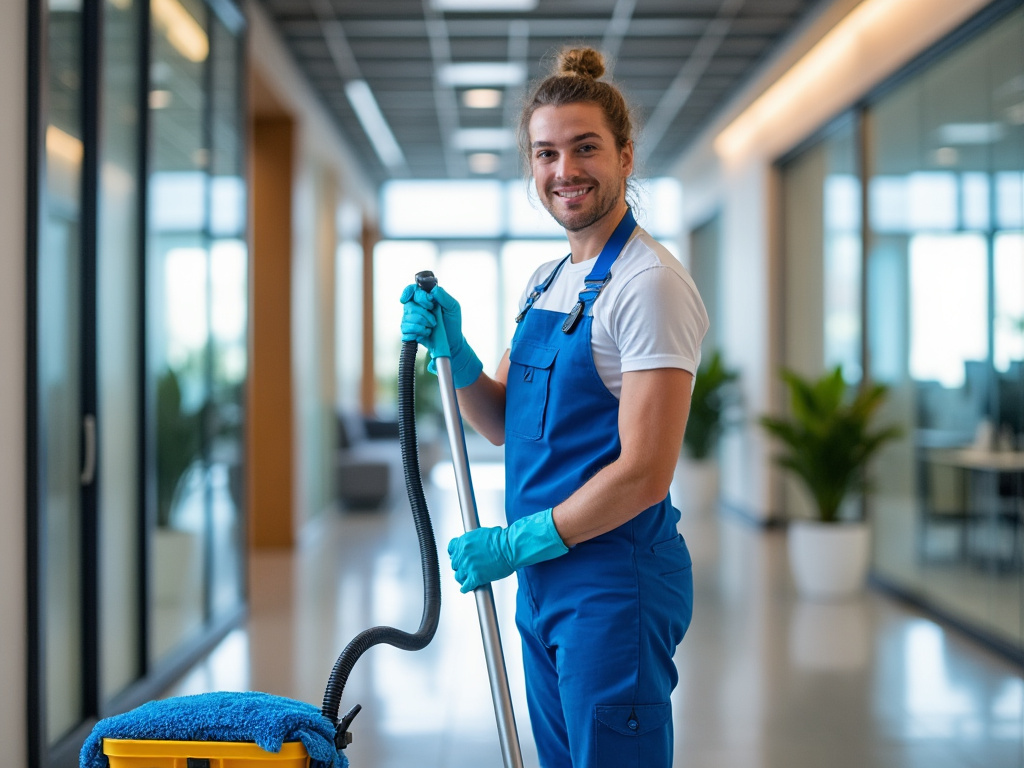 Équipe de nettoyage professionnel en fin de chantier à Grenoble