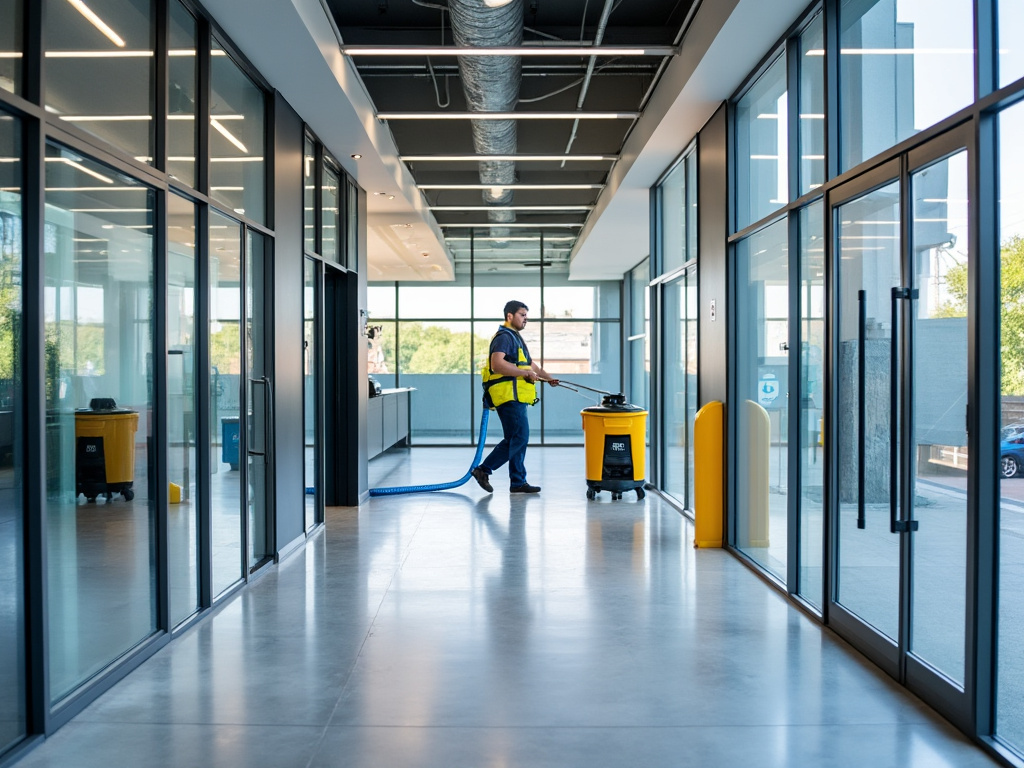 Locaux après chantier prêts pour remise en état à Nantes