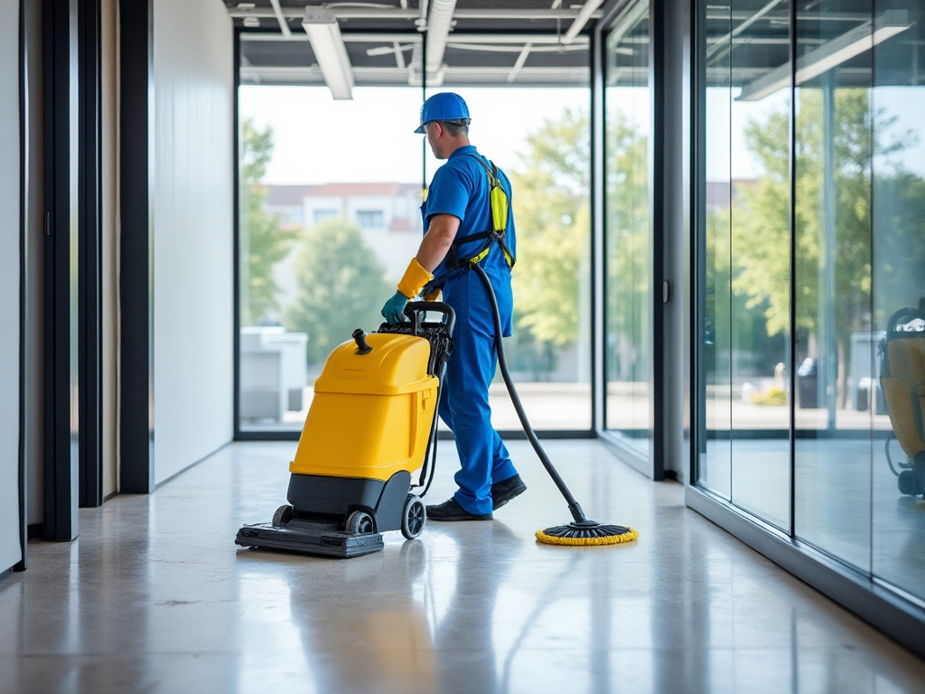 Locaux propres en fin de chantier prêts pour nettoyage professionnel