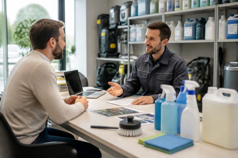 découvrez nos conseils pour choisir un magasin de nettoyage professionnel qui répond parfaitement à vos besoins spécifiques et garantit la qualité et l'efficacité.