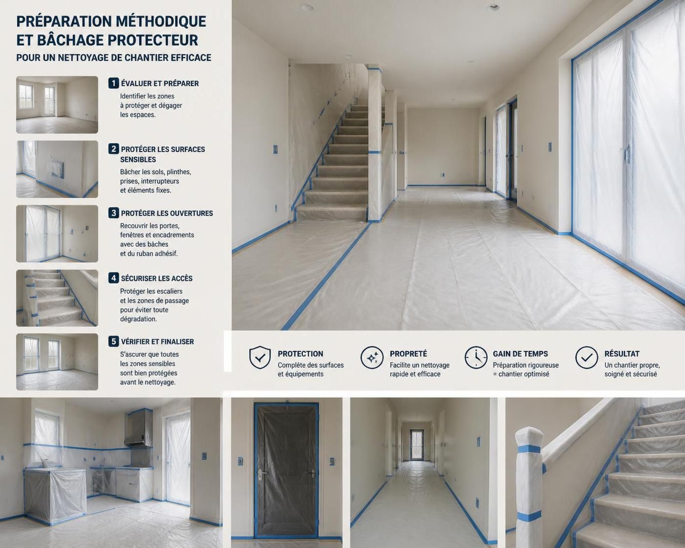 découvrez les étapes clés pour un nettoyage de chantier maison efficace et réussissez à rendre votre espace propre et prêt à vivre sans stress.