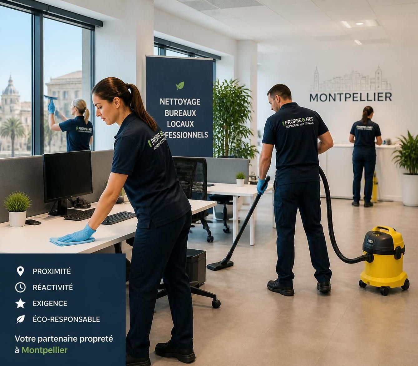 découvrez les meilleurs services de nettoyage de bureau à montpellier pour maintenir un espace de travail propre et sain. conseils pratiques pour choisir l'entretien adapté à vos besoins professionnels.