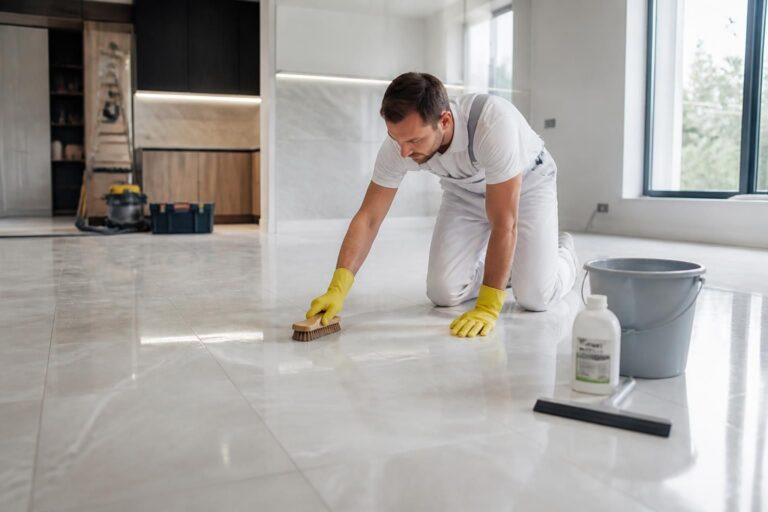 découvrez des méthodes efficaces de nettoyage fin de chantier pour carrelage afin d'obtenir un résultat impeccable et sans traces.